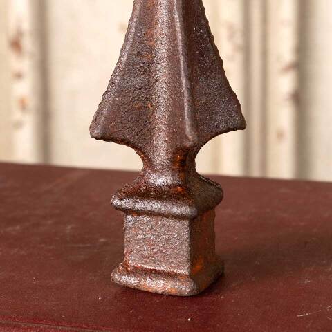 #49838 Antique Cast Iron Fence Post Finial Ornament image 2