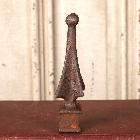 #49838 Antique Cast Iron Fence Post Finial Ornament image 4
