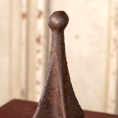 #49838 Antique Cast Iron Fence Post Finial Ornament image 5
