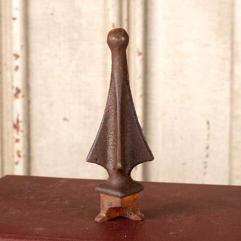 #49838 Antique Cast Iron Fence Post Finial Ornament image 6