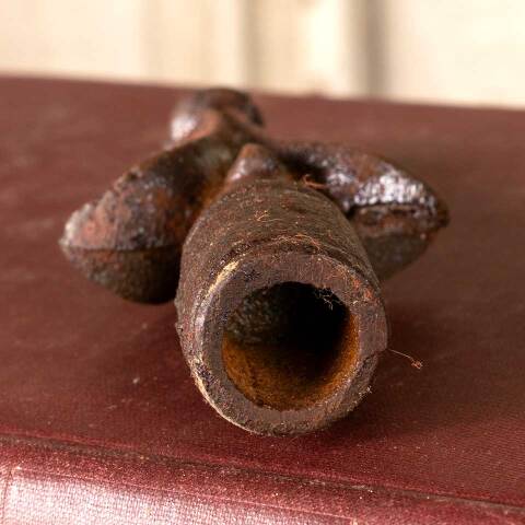 #49840 Salvaged Cast Iron Fence Post Finial Ornament image 7