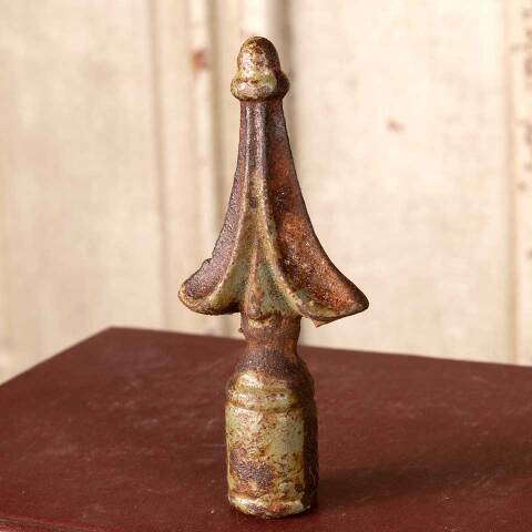 #49840 Salvaged Cast Iron Fence Post Finial Ornament image 4
