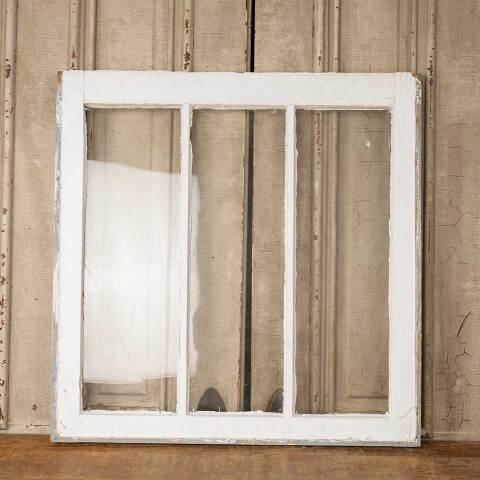 #49853 Antique Divided 3 Lite Wood Window Sash image 5