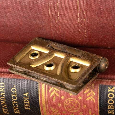 #49861 Antique Cast Metal Transom Window Hinge image 4