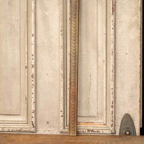 #49869 Salvaged Antique Cast Iron Fireplace Surround image 5