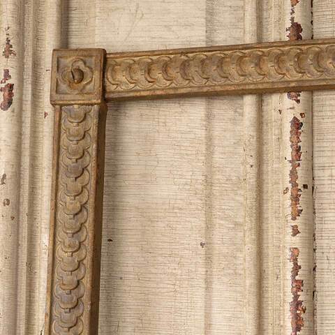 #49869 Salvaged Antique Cast Iron Fireplace Surround image 2