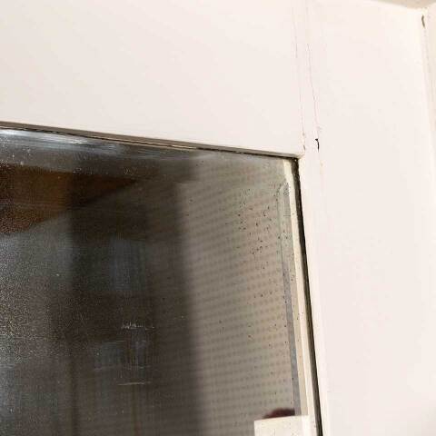 #49875 Antique Painted Wood Fireplace Mantel image 7