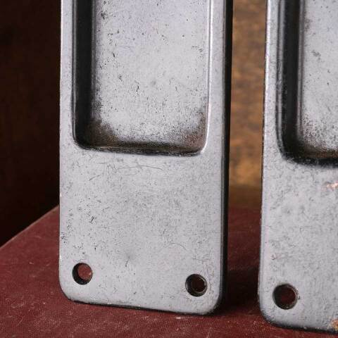 #49877 Salvaged Antique Pocket Door Hardware Pulls image 4