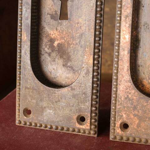 #49912 Antique Yale & Towne Pocket Door Pulls image 5