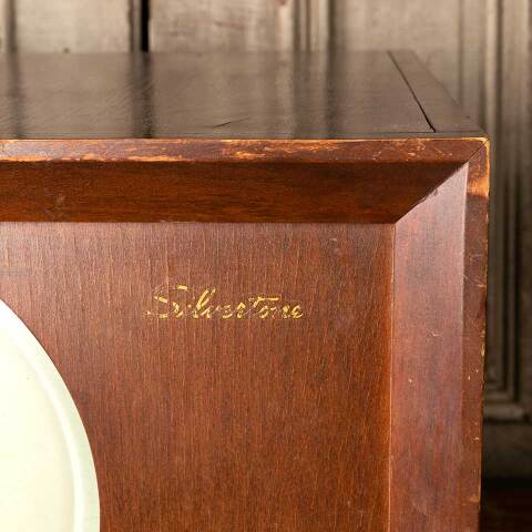 #49955 Antique Wood Cased Silvertone Television Set image 5