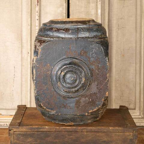 #49996 Antique Oak Staircase Newel Post Artifact image 2