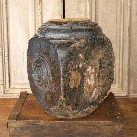 #49996 Antique Oak Staircase Newel Post Artifact image 5