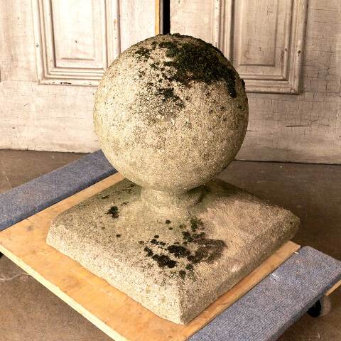 #50006 Salvaged Vintage Cast Concrete Garden Finial image 3