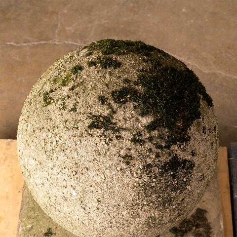 #50006 Salvaged Vintage Cast Concrete Garden Finial image 2