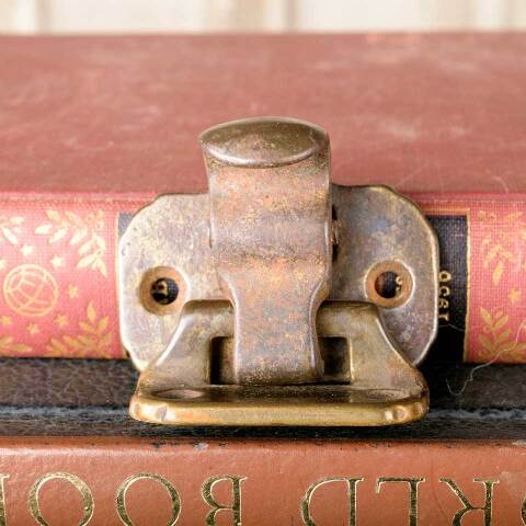 #50024 Salvaged Cast Iron Window Sash Lift & Lock image 2