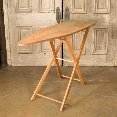 #50035 Antique Wood Ironing Board Console Table image 3