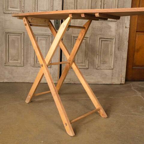 #50035 Antique Wood Ironing Board Console Table image 4