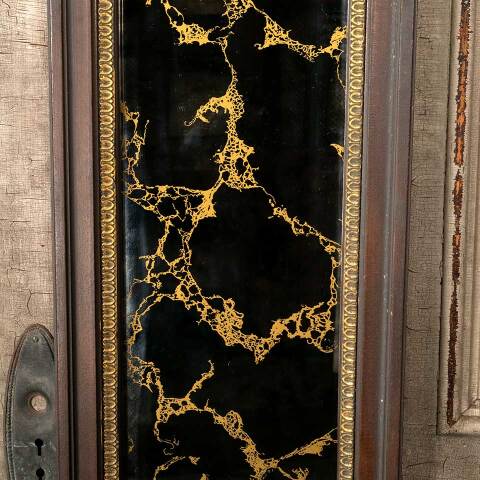 #50064 Pair of Vintage Mirrored Column Pilasters image 3