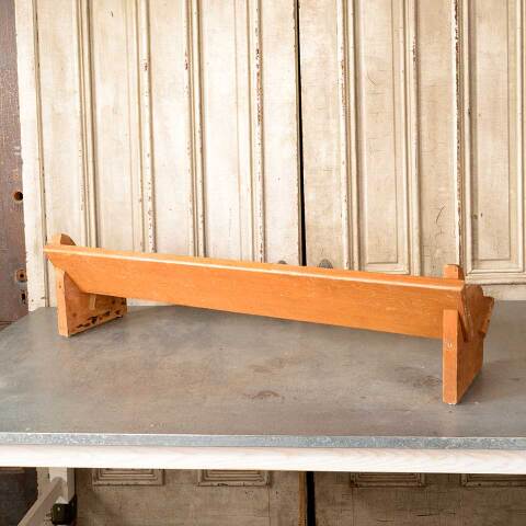 #50066 Vintage Wood Storage Shelf Rack image 6