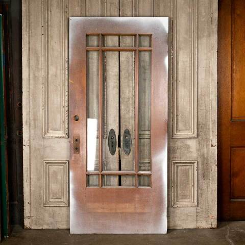 #50070 36x79 Antique 9 Lite Wood Entry Door image 5