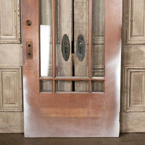 #50070 36x79 Antique 9 Lite Wood Entry Door image 7