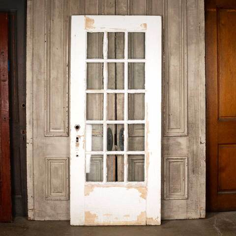 #50088 36x83 Antique 15 Lite French Entry Door image 6
