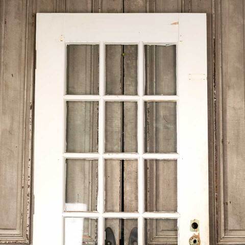 #50088 36x83 Antique 15 Lite French Entry Door image 2