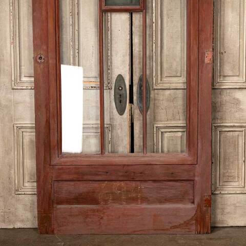 #50095 42x85 Salvaged Antique Wood Storm Door image 7