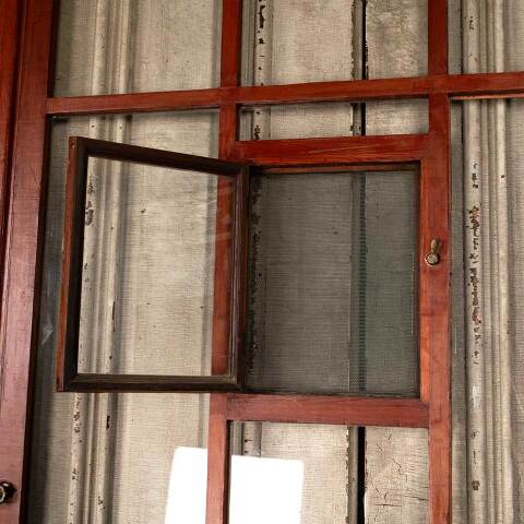 #50095 42x85 Salvaged Antique Wood Storm Door image 4