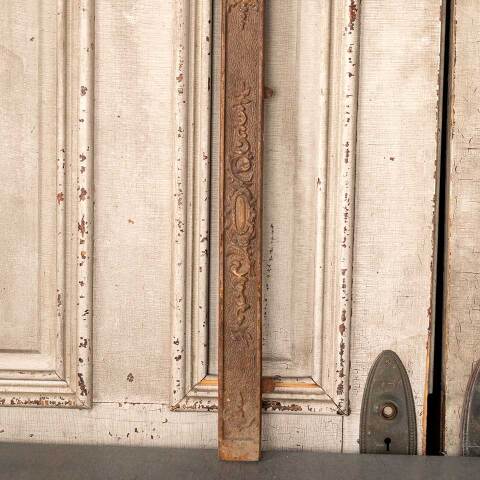 #50099 25x31 Antique Cast Iron Fireplace Surround image 3