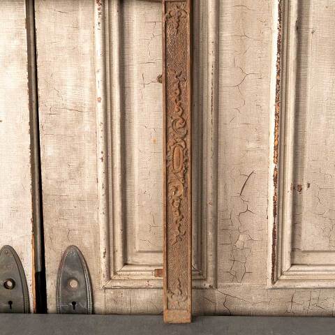 #50099 25x31 Antique Cast Iron Fireplace Surround image 7