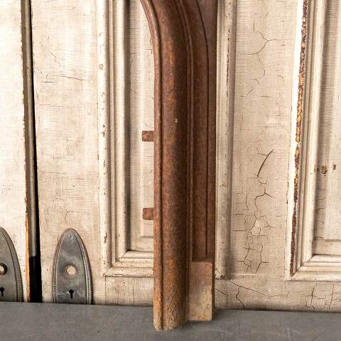 #50101 28x32 Antique Cast Iron Fireplace Surround image 5