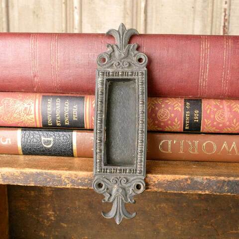 #50105 Antique Ornate Bronze Window Sash Lift image 5