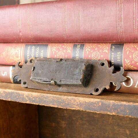 #50105 Antique Ornate Bronze Window Sash Lift image 6