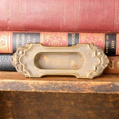 #50106 Antique Ornate Cast Iron Window Sash Lift image 2