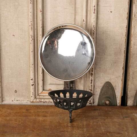 #50191 Cast Iron Wall Mount Oil Lamp Sconce image 2