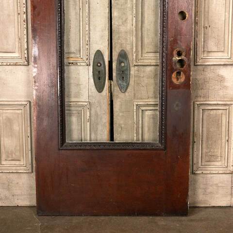 #50229 36x82 Antique Full View Oak Entry Door image 3