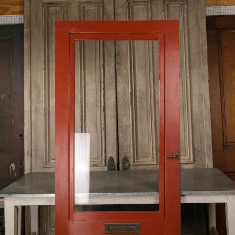 #50230 36x83 Antique Full View Wood Storm Door image 2