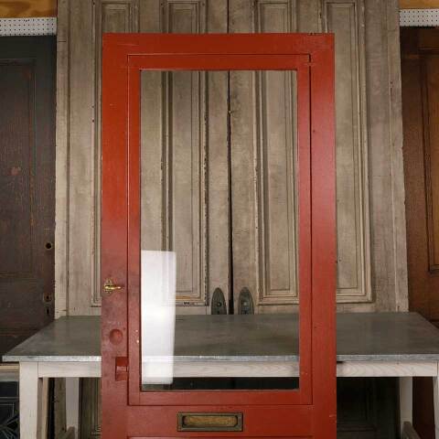#50230 36x83 Antique Full View Wood Storm Door image 5
