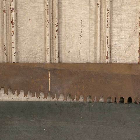 #50231 Antique 2 Man Lumberjack Crosscut Saw image 3