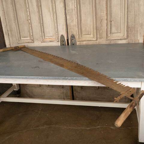 #50231 Antique 2 Man Lumberjack Crosscut Saw image 5