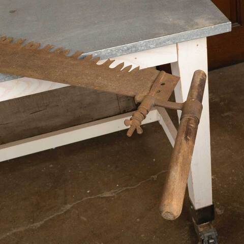 #50231 Antique 2 Man Lumberjack Crosscut Saw image 6