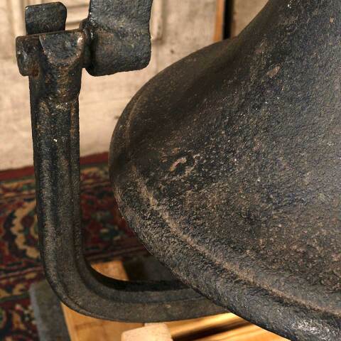 #50232 Antique Cast Iron Farmhouse Bell & Yoke image 7