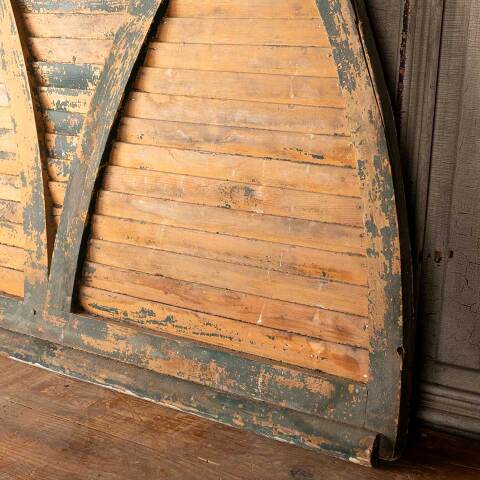 #50237 Antique Pointed Arch Louvered Wood Vent image 4