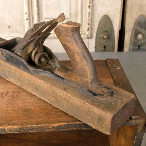 #50314 Antique Carpenter's Wood Block Plane image 7