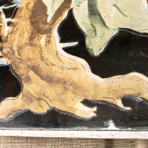 #50334 30x20 Vintage Pink Flamingo Wall Mirror image 3