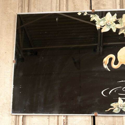 #50334 30x20 Vintage Pink Flamingo Wall Mirror image 7