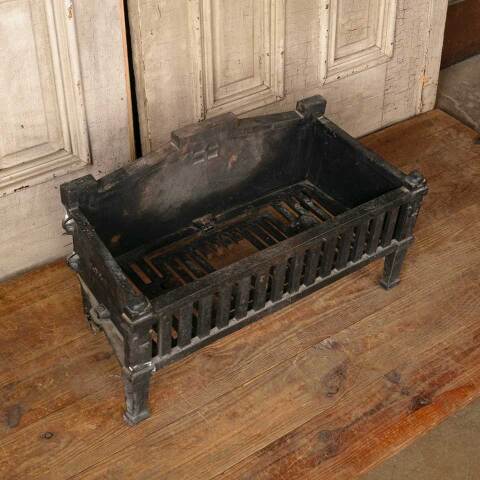 #50336 Salvaged Cast Iron Fireplace Log Holder image 2