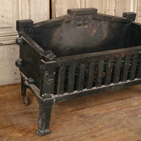 #50336 Salvaged Cast Iron Fireplace Log Holder image 3