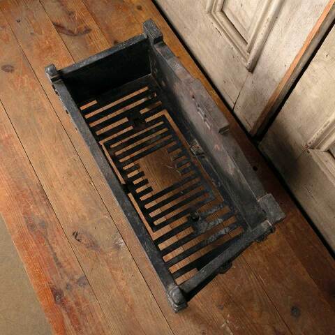 #50336 Salvaged Cast Iron Fireplace Log Holder image 4